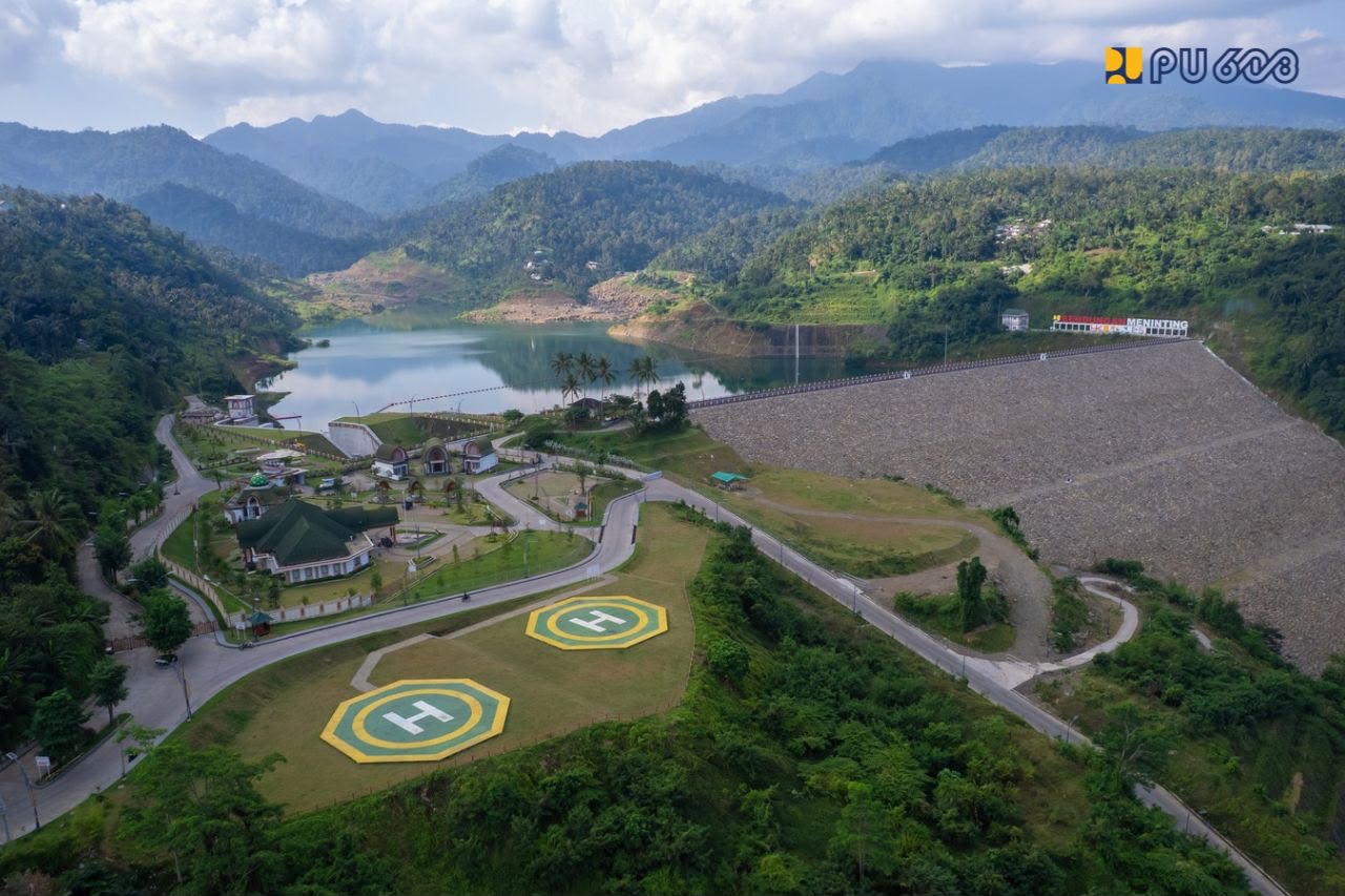 Pemandangan alam Dasan Geria di Kecamatan Lingsar, Lombok Barat